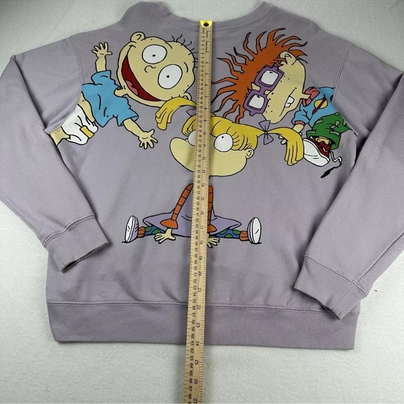 Rugrats Woman’s Size L Nickelodeon Sweatshirt TV Cartoon Sweater Pullover Retro - Picture 7 of 10